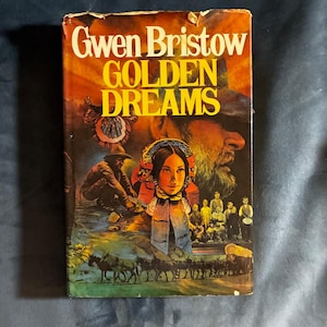 Sueños dorados de Gwen Bristow, 1980, primera edición, primera impresión, muy buen estado/buen estado. imagen 1