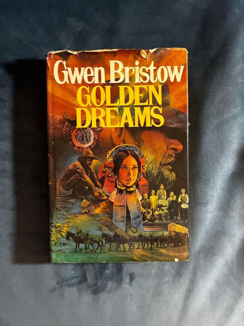 Sueños dorados de Gwen Bristow, 1980, primera edición, primera impresión, muy buen estado/buen estado. imagen 1