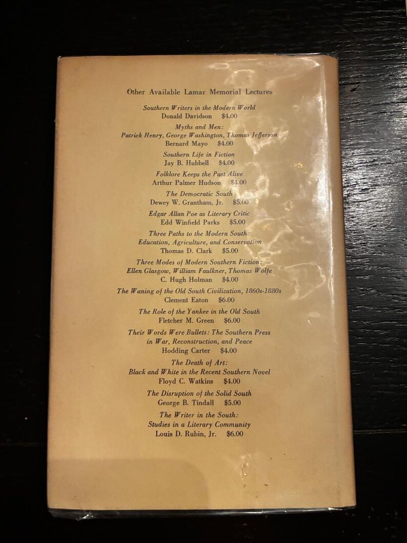 The Dispossessed Garden: Pastoral and History in Southern Lit, Lewis P. Simpson 1975 image 6