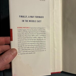 A Path to Peace by George J. Mitchell and Alon Sachar First Edition Second Printing Fine/Very Good Hardcover image 2