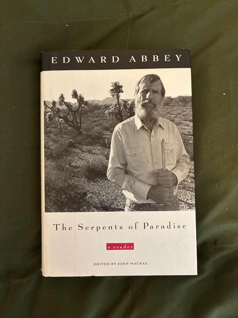 De slangen van het paradijs door Edward Abbey, eerste editie, hardcover. afbeelding 1