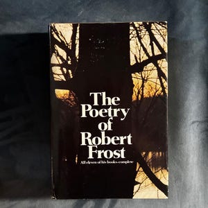 Poésie de Robert Frost, 1969, Première édition, Premier tirage, État proche du neuf/Très bon image 1