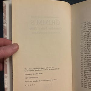 グリム童話全集 ハードカバー：後期版、第6刷 画像 2