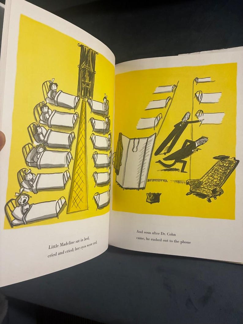 Madeline de Ludwig Bemelmans, édition Viking de 1960, 49e tirage, état proche du neuf/très bon image 2