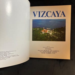 Vizcaya by Doris Bayley Littlefield (text); Steven Brooke (photographs) First Edition First Printing Very Good Paperback image 3
