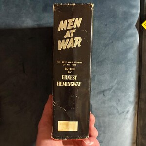 Men at War: The Best War Stories of All Time by Ernest Hemingway (editor) 1942 Edition Very Good/Good image 12