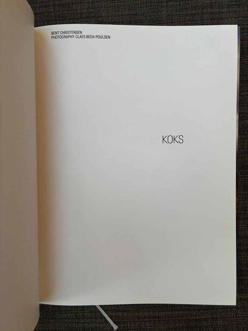 KOKS by Bent Christensen 2012 First Edition First Printing Near Fine Hardcover image 3