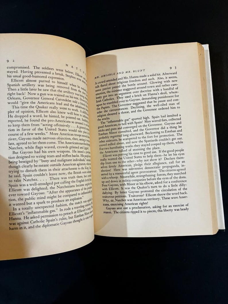 Natchez on the Mississippi by Harnett T. Kane 1947 Bonanza Books Edition Later Printing Very Good/Very Good Hardcover image 7