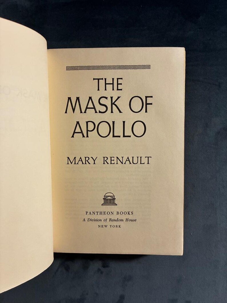 Die Maske des Apollo von Mary Renault (Buchclubausgabe) Sehr gut/Gut (gebunden) Bild 3