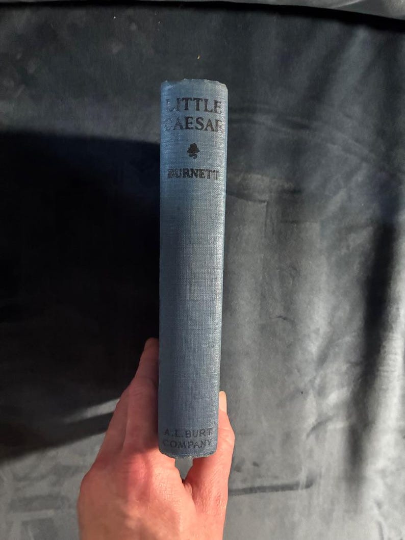 El pequeño César de W. R. Burnett 1931 A. L. Burt Company Edición cinematográfica imagen 1