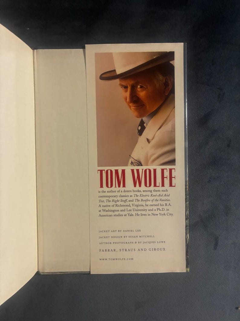 A Man in Full by Tom Wolfe First Edition First Printing Near Fine/Very Good Hardcover image 4