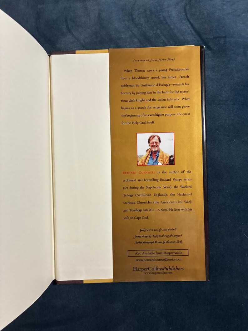 El cuento del arquero de Bernard Cornwell, 2001, primera edición, primera impresión, excelente/casi excelente. imagen 5