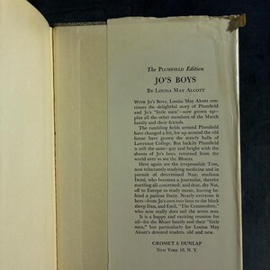Little Men by Louisa May Alcott Grosset & Dunlap Edition Very Good/Good Hardcover image 7