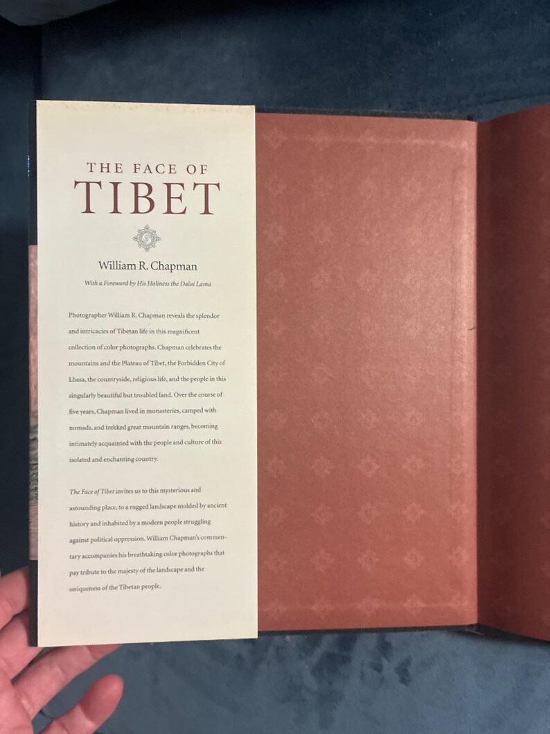 The Face of Tibet by William R. Chapman, First Edition Hardcover (Fine/Fine) image 4