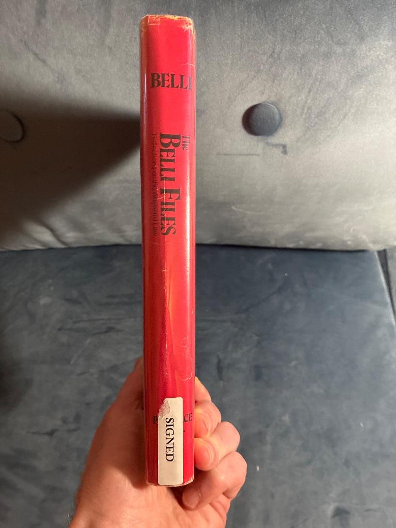 De Belli-dossiers Melvin Belli Eerste editie 1e druk Koning van de onrechtmatige daad + kaarten afbeelding 4