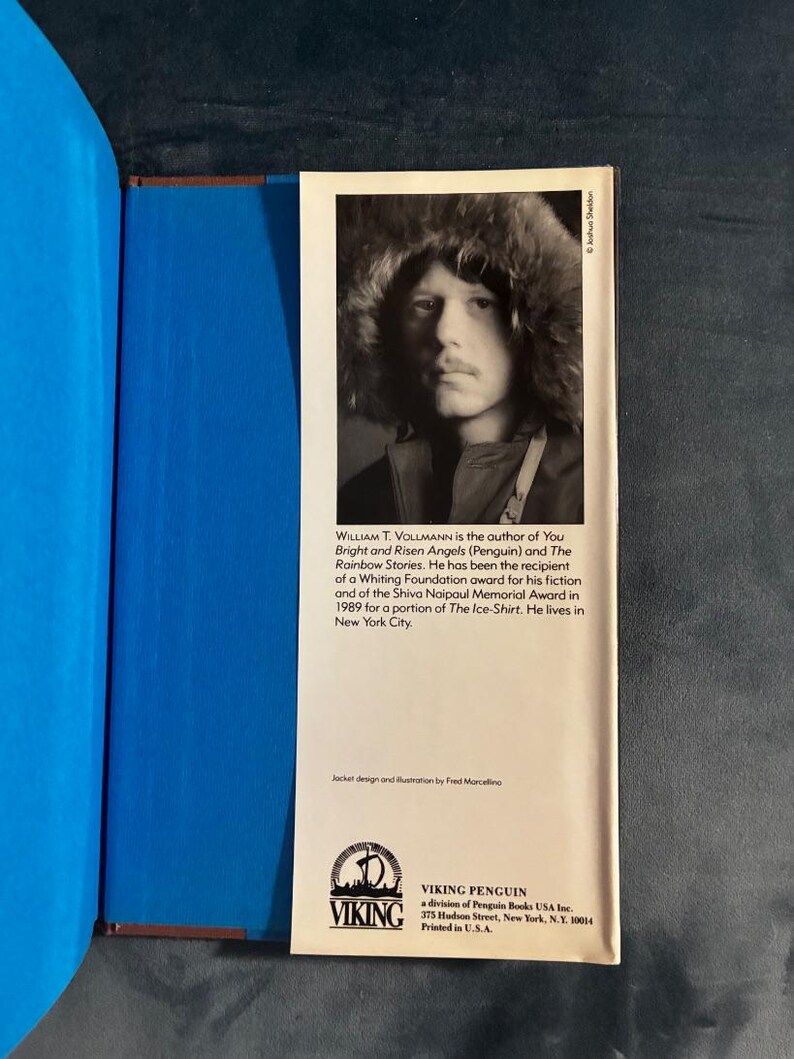 The Ice-Shirt by William T. Vollmann 1990 First Edition First Printing Fine/Near Fine image 5