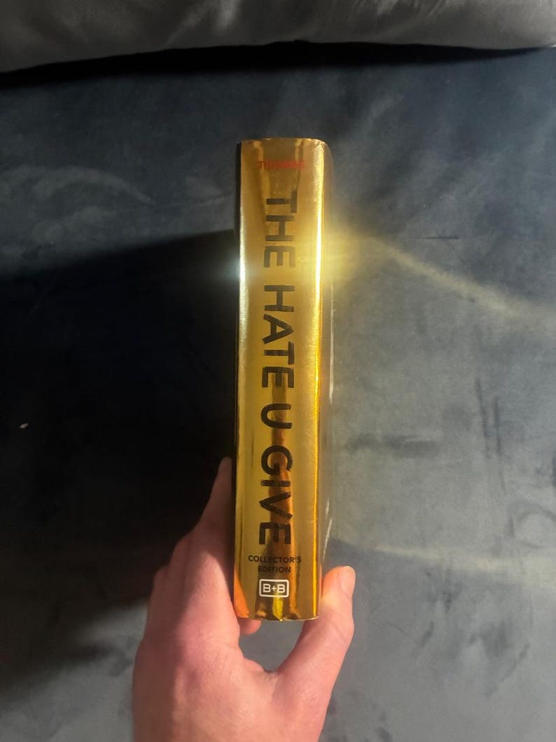 The Hate U Give (Collector's Edition) by Angie Thomas Collector's Edition Edition Third Printing Near Fine/Very Good Hardcover image 8
