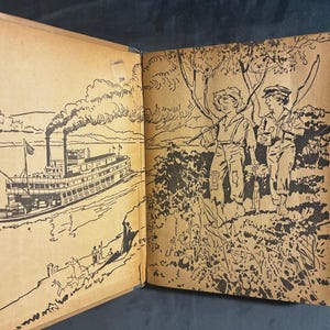 The Adventures of Tom Sawyer by Mark Twain 1944 Whitman Publishing Co.,, Wisconsin Edition Good image 4