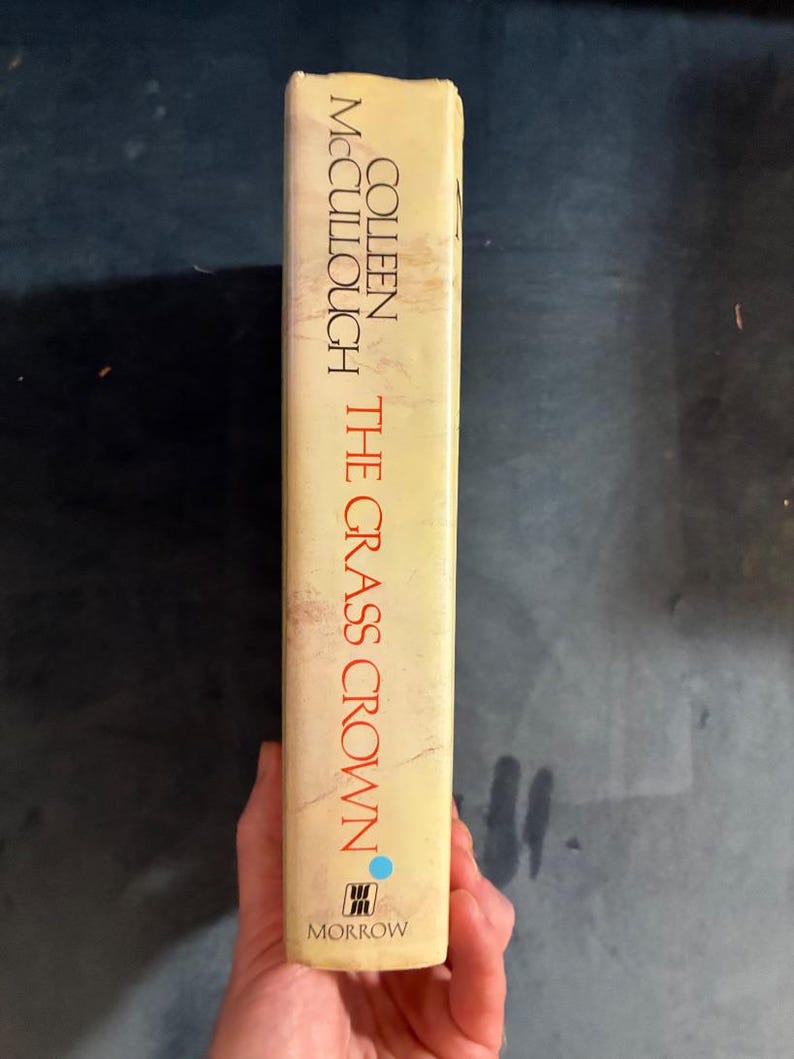 The Grass Crown by Colleen McCullough 1991 First Edition First Printing Near Fine/Very Good image 7
