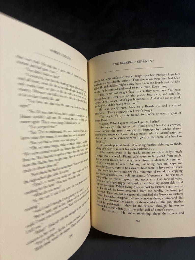 The Holcroft Covenant by Robert Ludlum 1978 First Edition First Printing Near Fine/Very Good Hardcover image 7