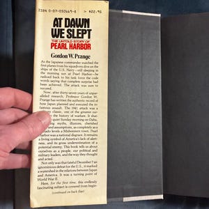 At Dawn We Slept: The Untold Story of Pearl Harbor by Gordon W. Prange 1981 First Edition Second Printing Near Fine/Very Good image 2