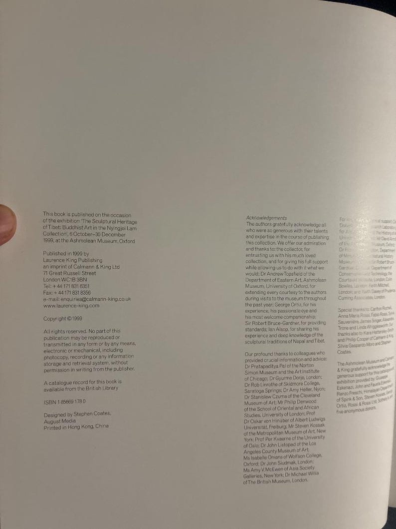 Tibetan Buddhist Art Sculptural Heritage: Nyingjei Lam Collection Book image 2