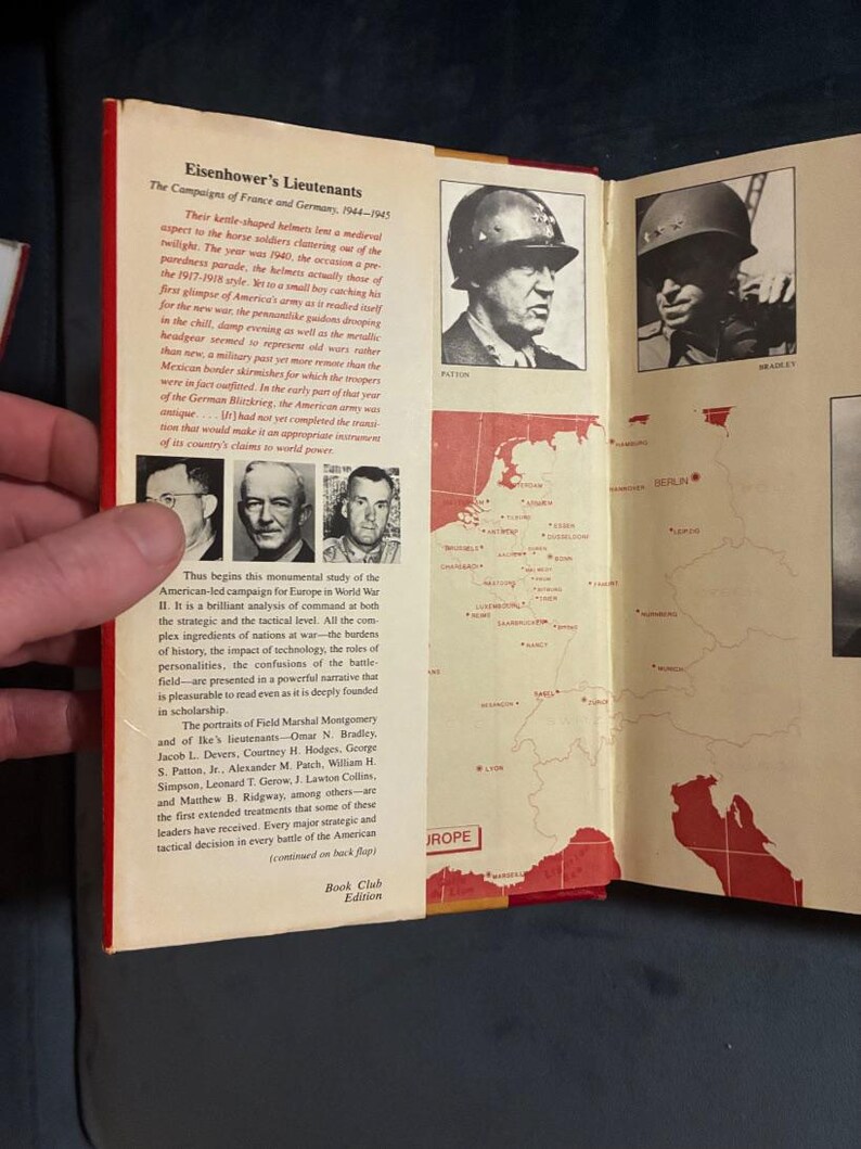 Eisenhower's Lieutenants: The Campaign of France and Germany Volumes 1, 2 Russell F. Weigley Book Club Edition image 10