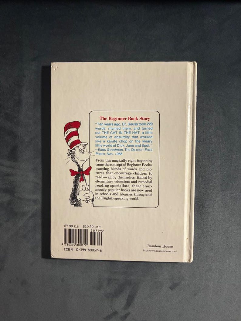 „Setz mich in den Zoo“ von Robert Lopshire, 1988, Beginner Books (Random House), Ausgabe: Sehr gut Bild 2