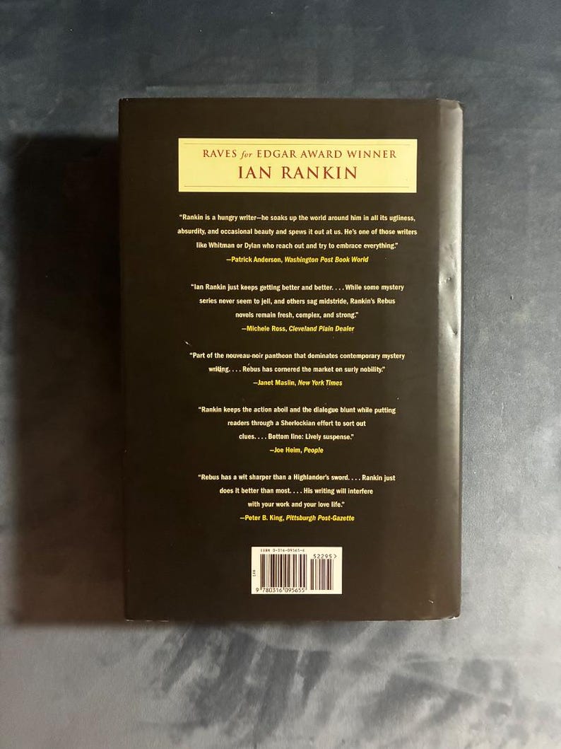 Fleshmarket Alley by Ian Rankin 2005 First Edition First Printing Fine/Near Fine image 4