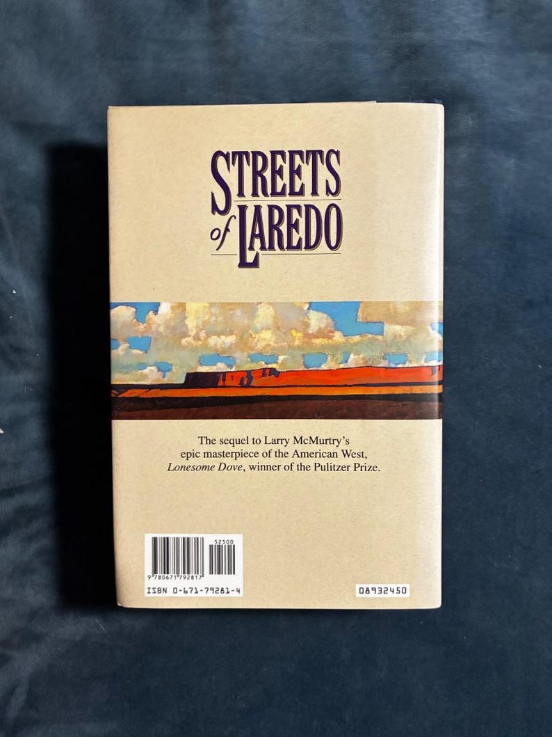 Streets of Laredo by Larry McMurtry 1993 First Edition First Printing Fine/Near Fine Hardcover image 6