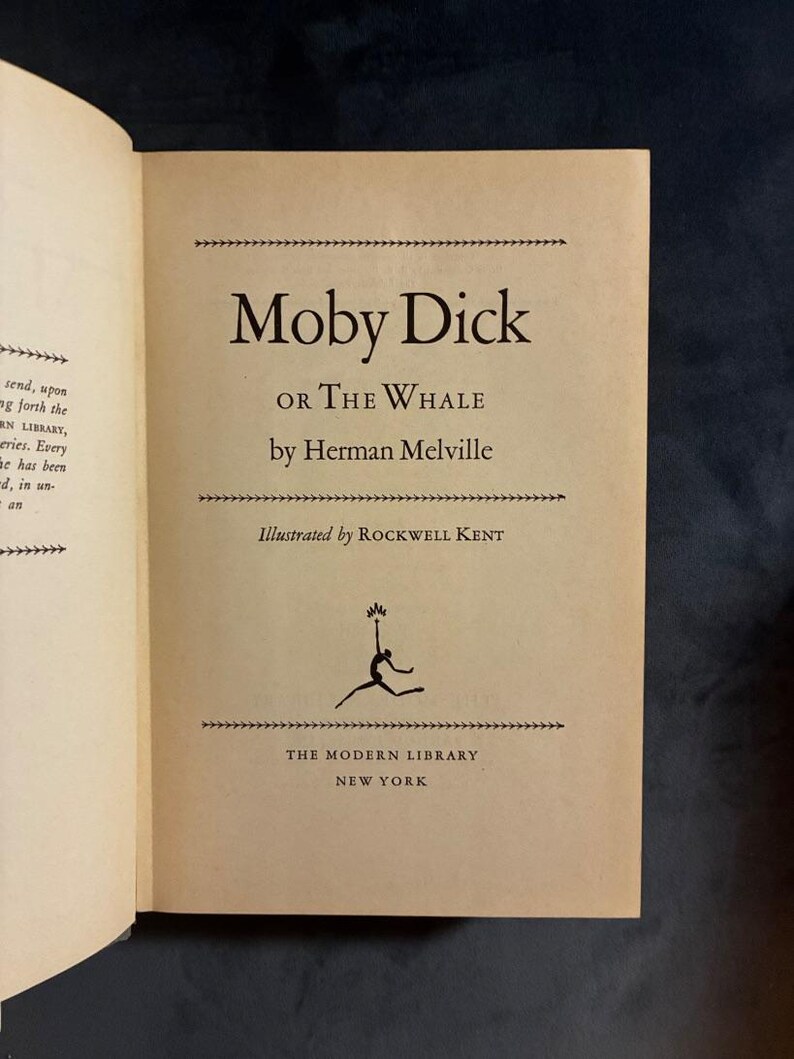 Moby Dick, or The Whale by Herman Melville First Modern Library Giant Edition 1944 image 5