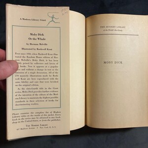Moby Dick, or The Whale by Herman Melville First Modern Library Giant Edition 1944 image 4