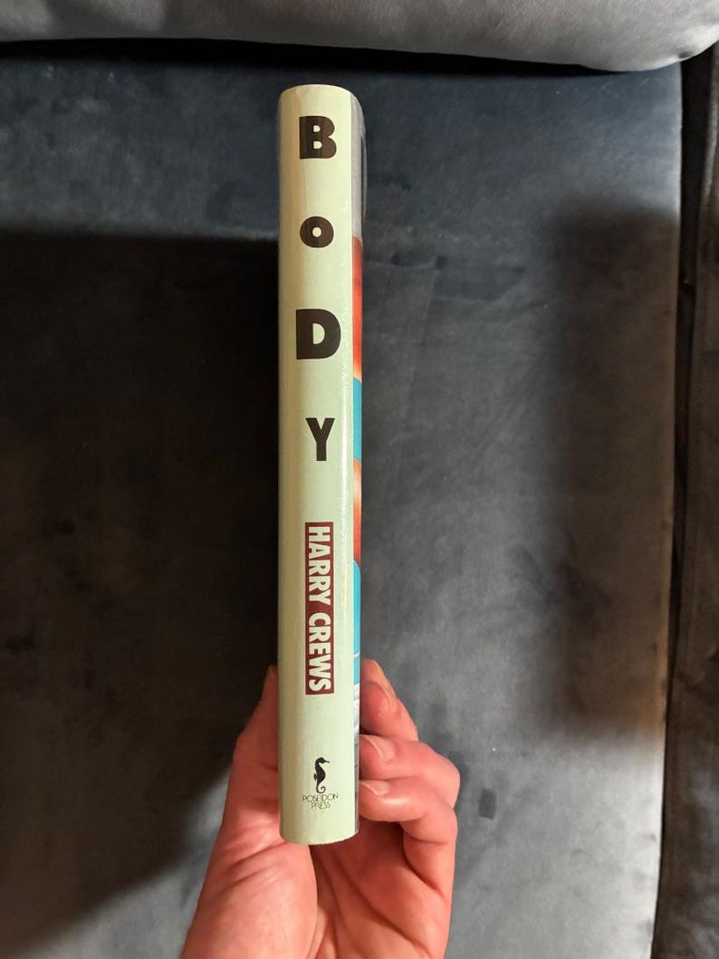 Body by Harry Crews 1990 First Edition First Printing Near Fine/Near Fine image 6