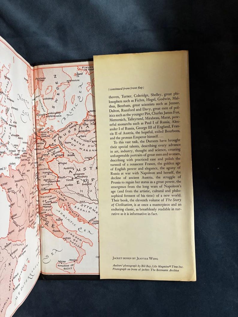 The Age of Napoleon by Will and Ariel Durant 1975 First Edition First Printing Fine/Very Good image 5