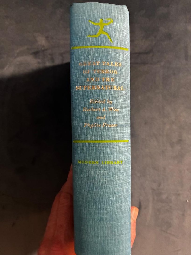 Great Tales of Terror and the Supernatural by Wise and Fraser 1st Ed. Modern Library image 1