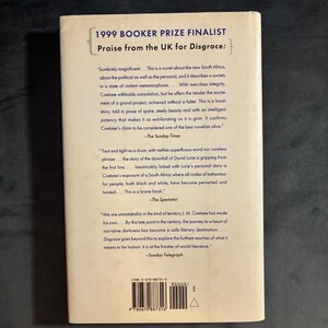 Disgrace by J. M. Coetzee 1999 First Edition First Printing Near Fine/Near Fine Hardcover image 2