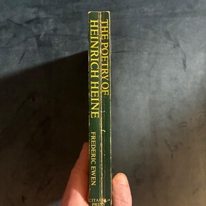 Poésie de Heinrich Heine (sélectionnée et éditée par Frederic Ewen) Très bon état, broché image 6