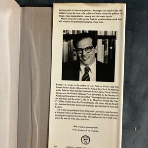 Los años de Lyndon Johnson: Medios de ascenso, de Robert A. Caro, Primera edición, tapa dura imagen 6