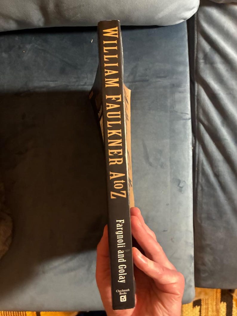 William Faulkner de A a Z: O Guia Essencial para Sua Vida e Obra, de A. Nicholas Fargnoli e Michael Golay, 2002, Primeira Edição. imagem 7