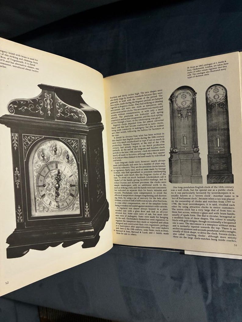 Relojes antiguos y coleccionismo de relojes por Eric Bruton, 1974. Primera edición, primera impresión. Muy buen estado. imagen 7