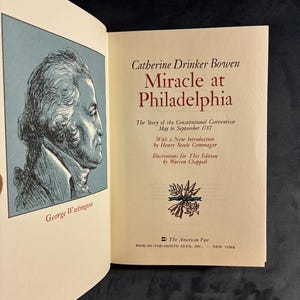 Milagro en Filadelfia, de Catherine Drinker Bowen. Edición de 1986 con estuche. imagen 5