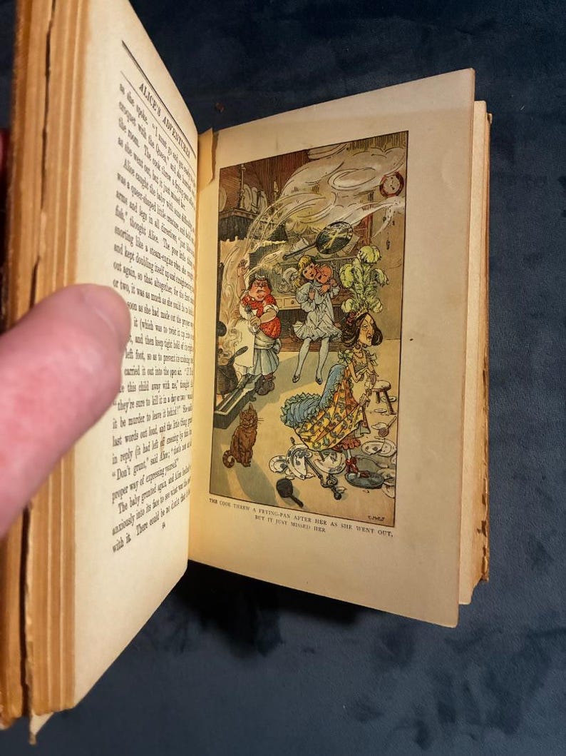 Alice's Adventures in Wonderland by Lewis Carroll 1923 Dodd, Mead and Company Edition Good Hardcover image 10
