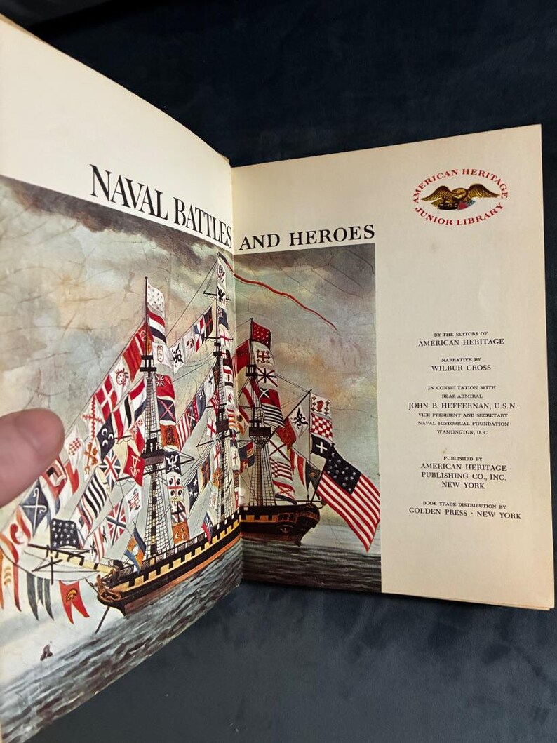 Battaglie navali ed eroi di Wilbur Cross; Editori di American Heritage 1960 immagine 4