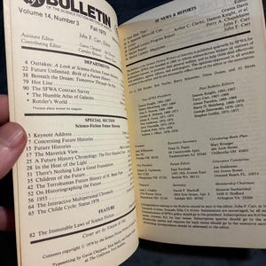 The Bulletin of the Science Fiction Writers of America, Vol. 14, No. 3 (Whole No. 71) — Science-Fiction Future Histories: A Special Issue image 4