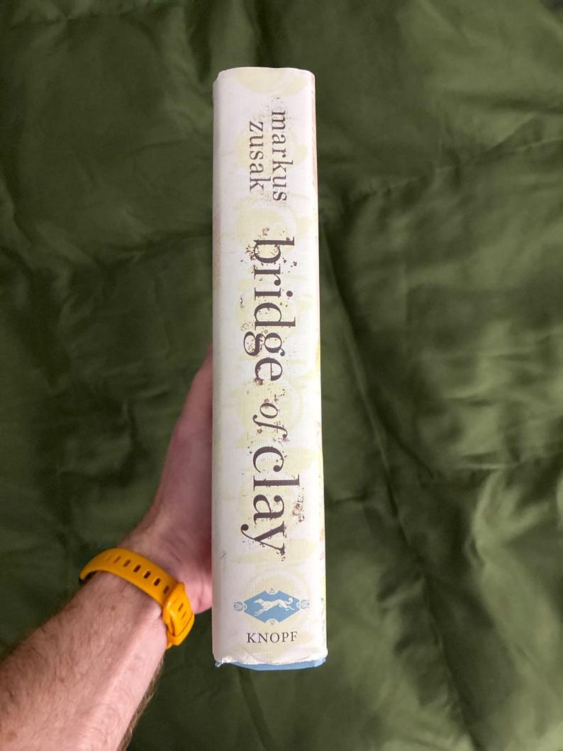 Markus Zusak Bridge of Clay Signed First Edition Hardcover Novel image 4
