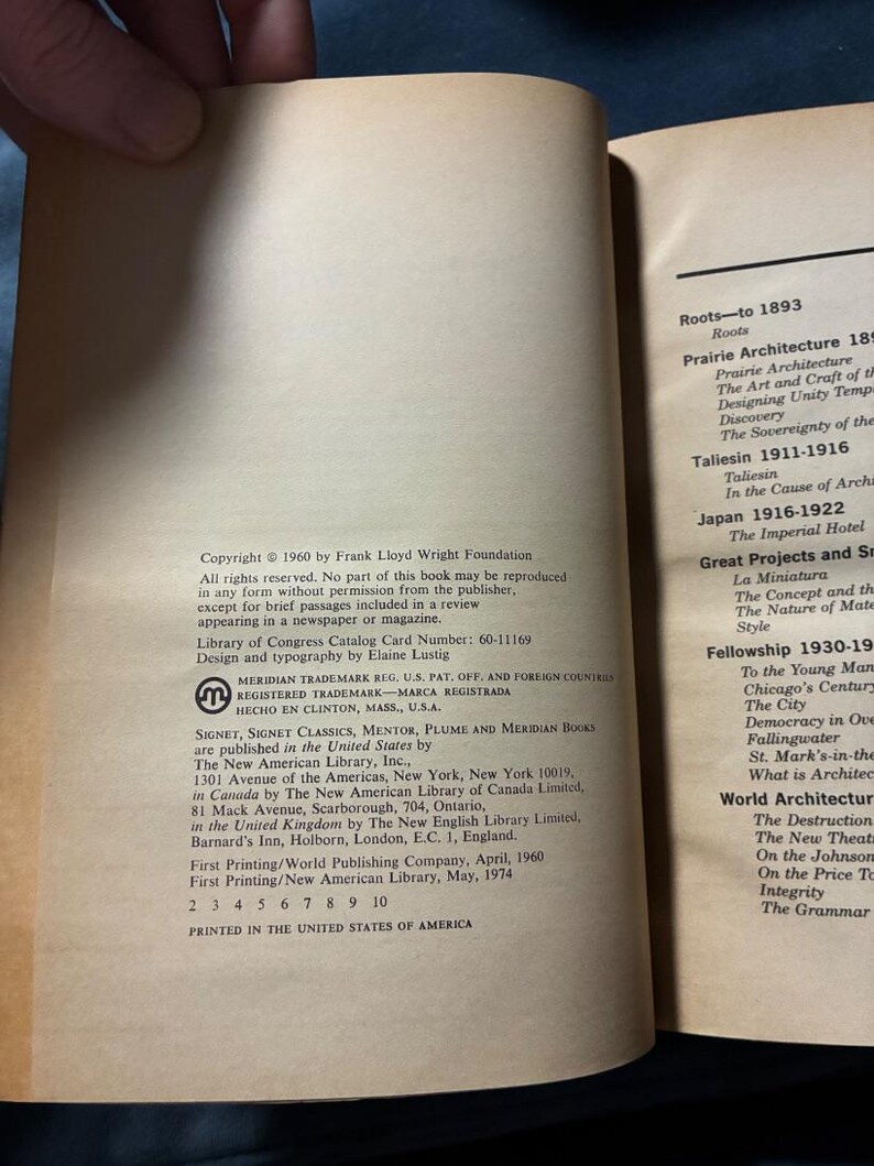 Frank Lloyd Wright: Skrifter och byggnader (utvald av Kaufmann & Raeburn) Pocketbok bild 6