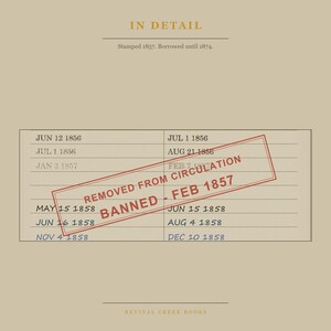 Madame Bovary Banned Book Digital Poster | Gustave Flaubert Library Card Print | French Literature Art image 7