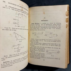 Handbook of Applied Mathematics by Martin E. Jansson First Edition Very Good Hardcover image 9
