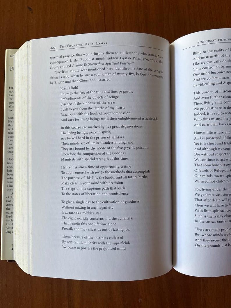 The Fourteen Dalai Lamas by Glenn H. Mullin, First Edition, Hardcover image 9