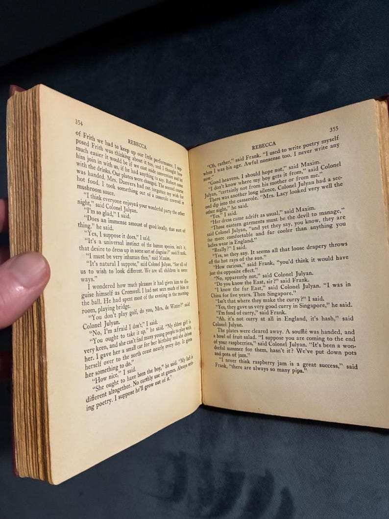 Rebecca by Daphne du Maurier Doubleday, Doran, 1938, Good Hardcover image 11